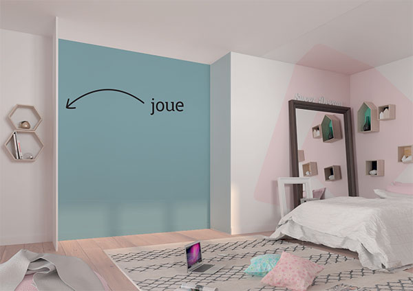 dressing entre 1 joue