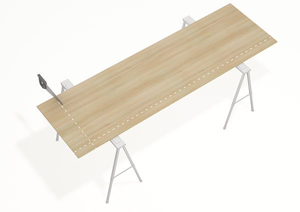 porte ykario recoupable sciée