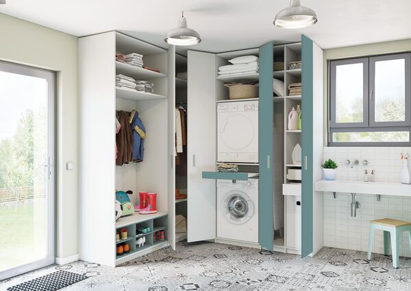 rangements sur mesure buanderie